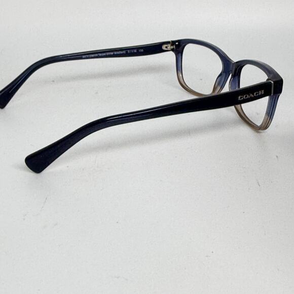 COACH Eyeglasses Frame HC6089 5474 Denim Taupe Blue Glitter 51-16-135 H19807 - Picture 4 of 7